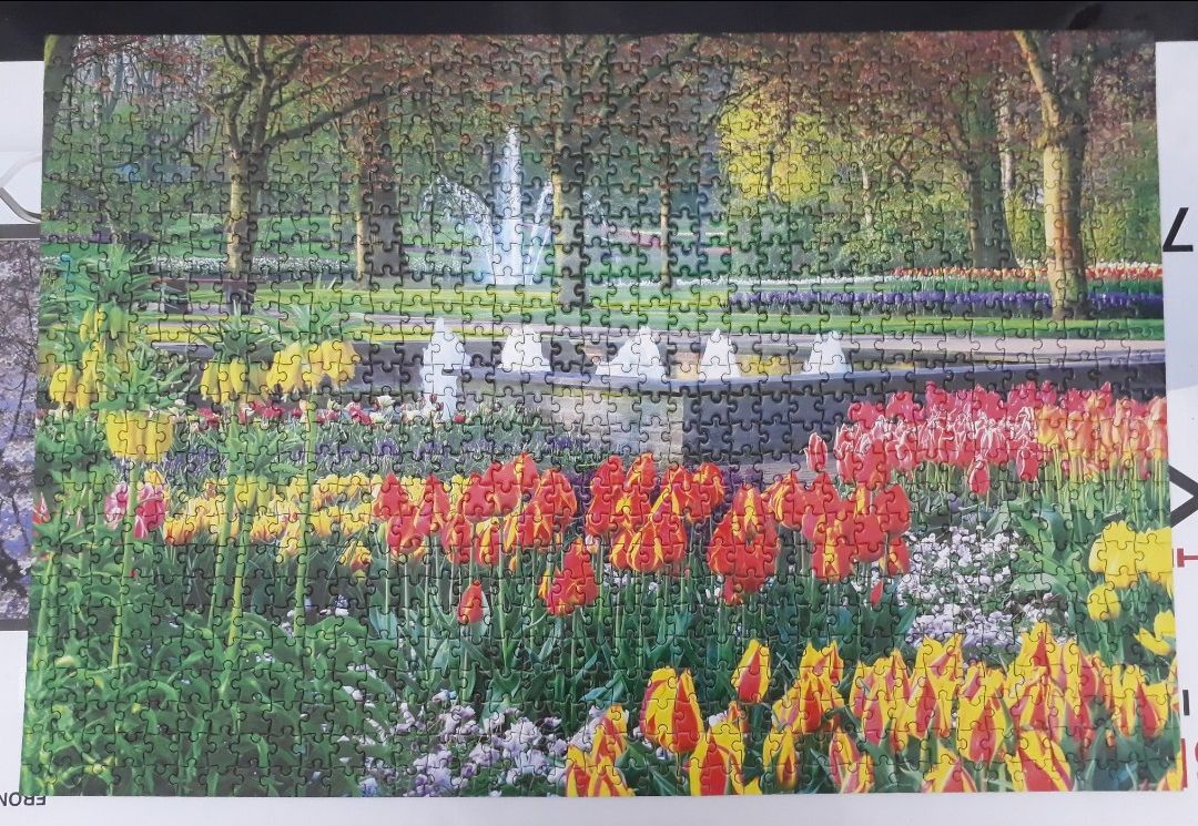 Ngay mùa dịch mua 1 bộ về. Đây là thành quả sao 1 buổi sáng và 2 buổi tối.
Mảnh ghép cắt gọn lắm, cứng cáp, màu tươi đẹp nữa.
Mua mà cứ sợ giao về thiếu 1 mãnh chắc tan nát con tim. Mà hên quá giao không sót miếng nào. 
Giao hàng siêu nhanh luôn. Gói hàng kỹ nữa.