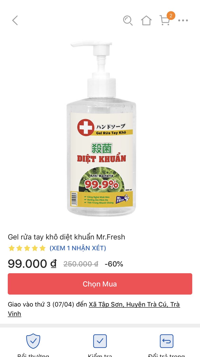 Có thể nói là lường gạt!! Hoàn toàn kg như ảnh quản cáo.  Ảnh có vòi rõ ràng nhưng giao thì là nắp bật mà còn bị bể nữa. Chất lượng thì chưa biết do chưa sd