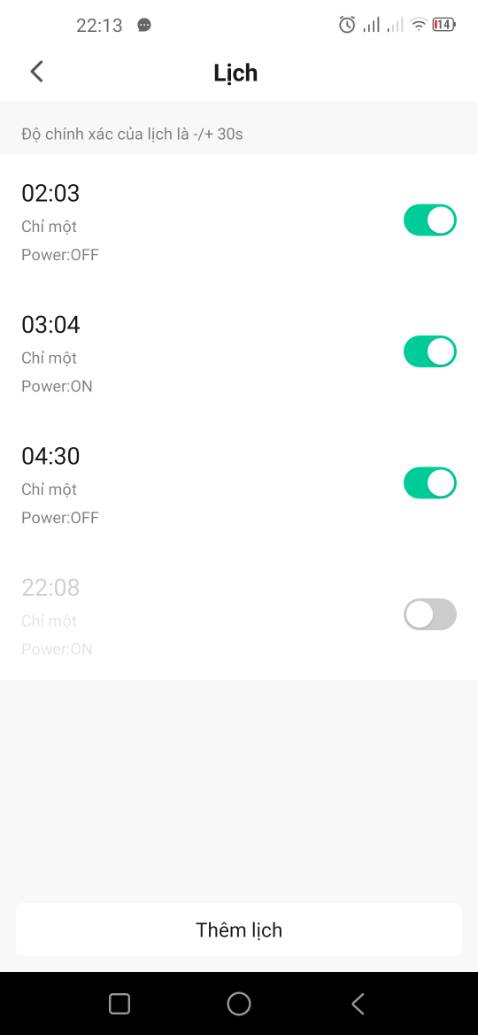 Ổ cắm thật sự tiện dụng.
Nhưng cần ghi rõ chỉ kết nối được với wifi 2.4ghz. Wifi nhà mình 5ghz, phải chờ 1 ngày để nhà mạng chỉnh tùy chịn 2.4ghz mới xài đc.