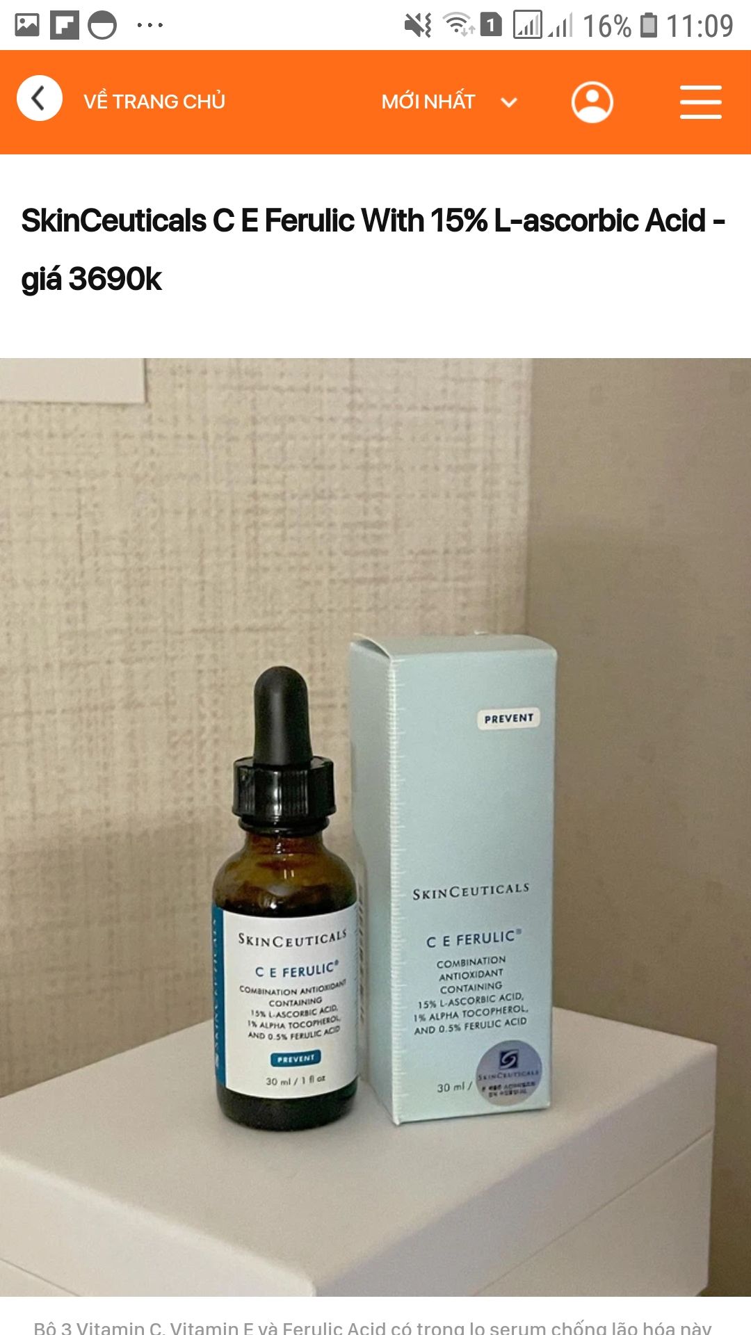 Sản phẩm ngon, dịch vụ bên hãng tốt, giao nhanh hơn so với các sàn thương mại khác mà giá cả lại phải chăng