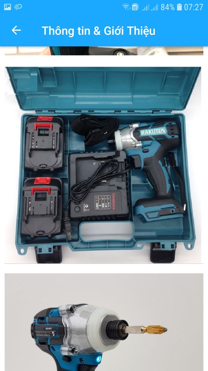 Tôi mua bộ máy khoan pin Rakuten 72v bắn và vặn vit nhưng shop lại giao máy makita xiết bulong,có đổi cho tôi được ko?