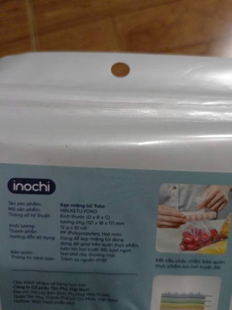 Trước kia thì mình mua máy hàn để hàn miệng túi nhưng khá bất tiện , và tốn kém do máy hàng bằng nhiệt rất đểu. Khi mình mua được mấy cái kẹp này thấy tiện , gọn nhẹ , dùng đi dùng lại được , đây là đơn thứ 2 mình mua ở shop . Phải chi inochi ra thêm mẫu dài hơn để phù hợp với nhu cầu sử dụng