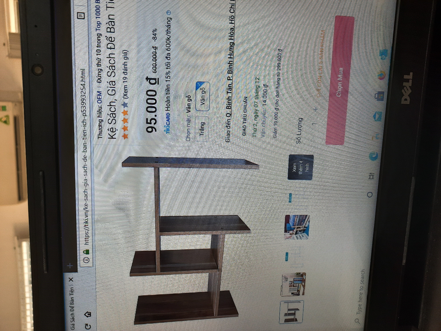 Sản phẩm nhận được có kích thước nhỏ hơn so với quảng cáo trên trang web của Tiki.
Cạnh ván gia công không được đẹp.