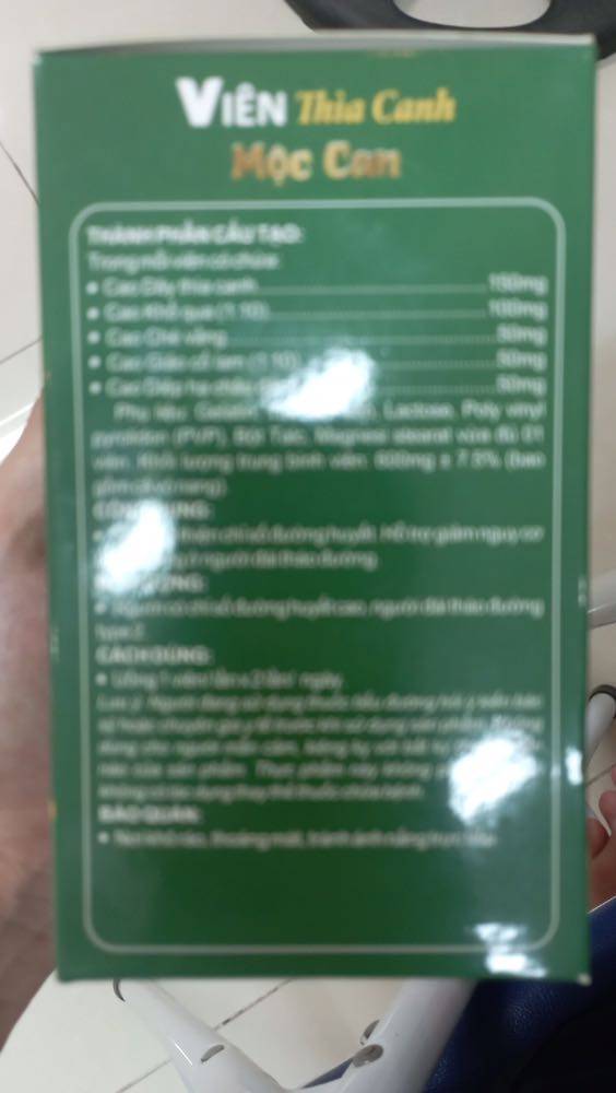Viên uống có nhiều thành phần chất lượng có thành phần chủ yếu là cao nên giá thành hơi đắt xíu nhưng mà tốt ,120 viên cũng nhiều tớ mua về thấy ông khen ổn lắm sử dụng đường huyết ổn định