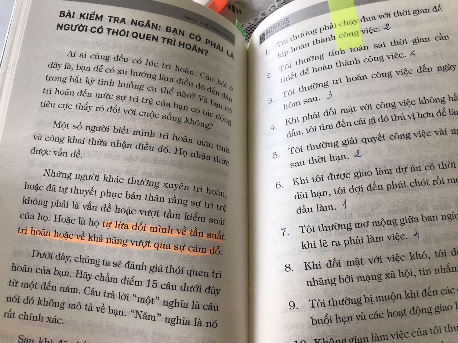 Sách hay, giả rẻ, sách của BizBooks ngôn từ rất dễ hiểu, dễ tiếp thu. “Muốn thành công nói không với trì hoãn” có 21 thủ thuật thực tiễn, dễ áp dụng. Sách chỉ có 200 trang, phù hợp để trở thành cẩm nang cho ai muốn trị “bệnh” trì hoãn mãn tính.