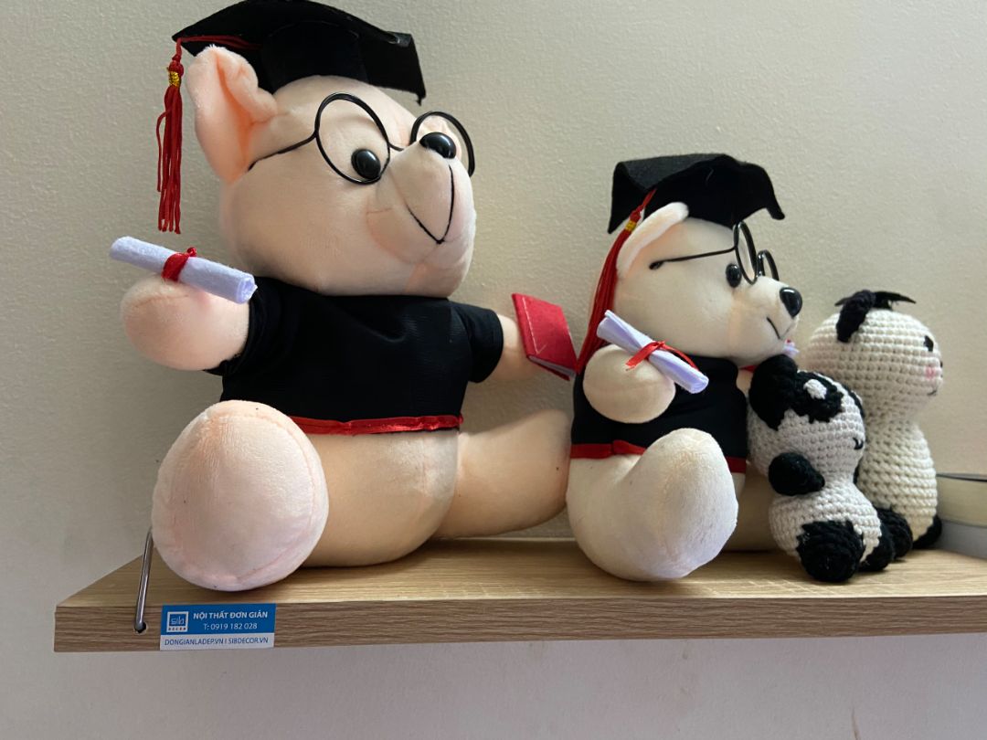 Sản phẩm giao đến đc đóng gói chắc chắn cẩn thận dù mình chỉ đặt có 1 kệ thôi. Trời mưa cũng không bị ướt kệ bên trong. Kệ giao kèm thì đầy đủ phụ kiện như đinh 4 chân, vít để khoan tường và còn đc tặng kèm miếng dán dùng để treo ở tường gạch men. Mình chỉ dùng 1 trong những loại trên nhưng shop gửi rất đầy đủ, mình sẽ dễ dàng lắp đặt trên từng loại tường và mục đích sử dụng. Nhà mình thì tường sơn bình thường nên mình chọn cách đóng đinh cái này thì rất tiện vì con gái hầu như ai cũng làm được. mình treo kệ k bị lệch hay đầu cao đầu thấp là nhờ cái thước thủy màu xanh shop gửi đó nha. kệ treo lên rất chắc chắn và đẹp nữa. mình thấy mặt sau của kệ cũng đc dán kín k lộ lõi gỗ nên rất an tâm vì mình sợ tường ẩm. Nói chung shop rất là very good, giao hàng nhanh-kệ đẹp-giá ok , cho shop 100 điểm. cuối tuần sẽ đặt thêm vài kệ nữa treo thêm