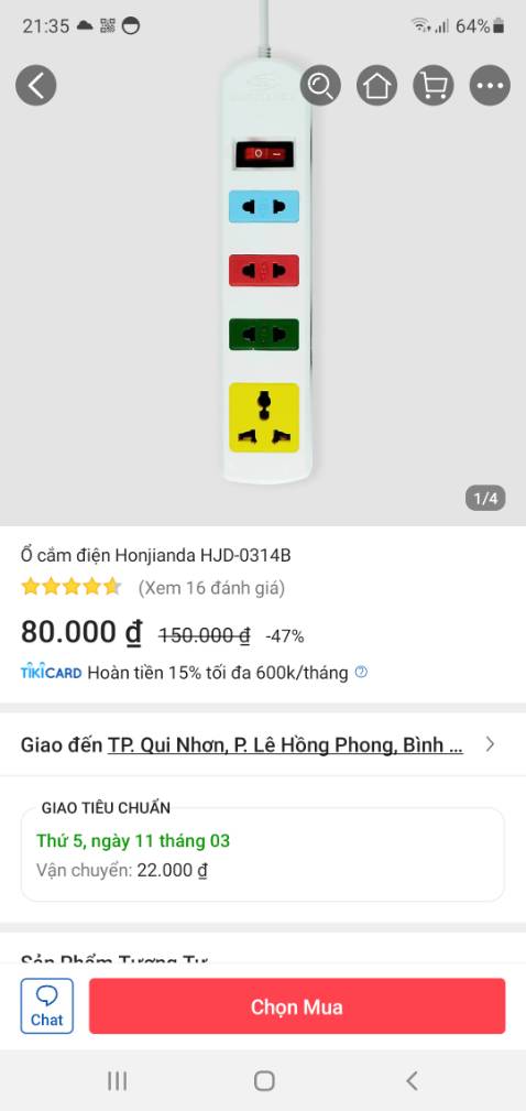 Giá dán trên sản phẩm là 79.000 đồng nhưng giá niêm yết trên trang Tiki ghi 80.000, giảm 47% , giá gốc là 150.000 đ, vậy giảm cái quái gì nhỉ? Vấn đề này, yêu cầu Tiki xem lại! Nếu tính cho chi li nhé, thì hơn 1000đ, không đáng là bao nhưng cái kiểu niêm yết giá, chua thêm phần giảm 47% là không trung thực, giảm chỗ nào chứ, (còn thêm 22.000 đ phí vận chuyển, siêng một chút,  ra siêu thị mua có ngay ) nếu không muốn nói là *** đảo khách hàng!
Sản phẩm mở ra thấy có chất lượng, bền hay không thì chưa biết. Giá cả niêm yết như trên thì không hài lòng chút nào!