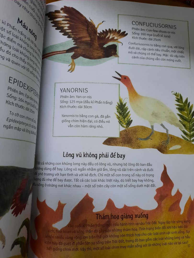 sách đẹp. Giúp hiểu biết thêm về những loài vật đã tuyệt chủng