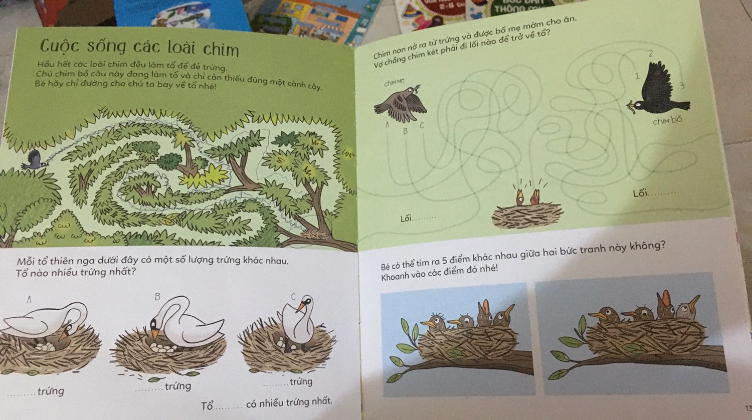 Sách rất hay. Sách dày, hình bóc dán đẹp, có thông tin chú giải đầy đủ. Các bài tập, câu hỏi thú vị, hình ảnh đẹp gây sự thích thú cho bé, không như nhiều sách bóc dán khác chỉ có mỗi hình dán, ko hề có thông tin gì khác.
Sách rất phù hợp với lứa tuổi 2.5 đến 7. Nếu có 6 sao mình cũng đánh.