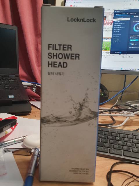 Chất liệu tốt,  nước phun Mạnh, rất hài lòng với vòi tắm Lock & Lock