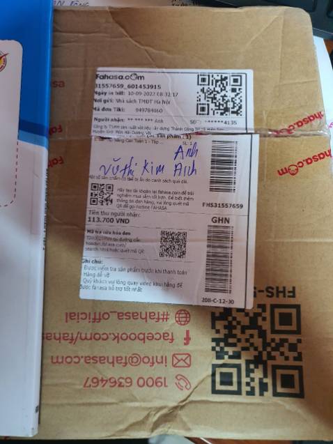 Bìa giá ghi có 75.000 nhưng thu của mình tổng 113.700 đồng. Mình ko hiểu vì sao.