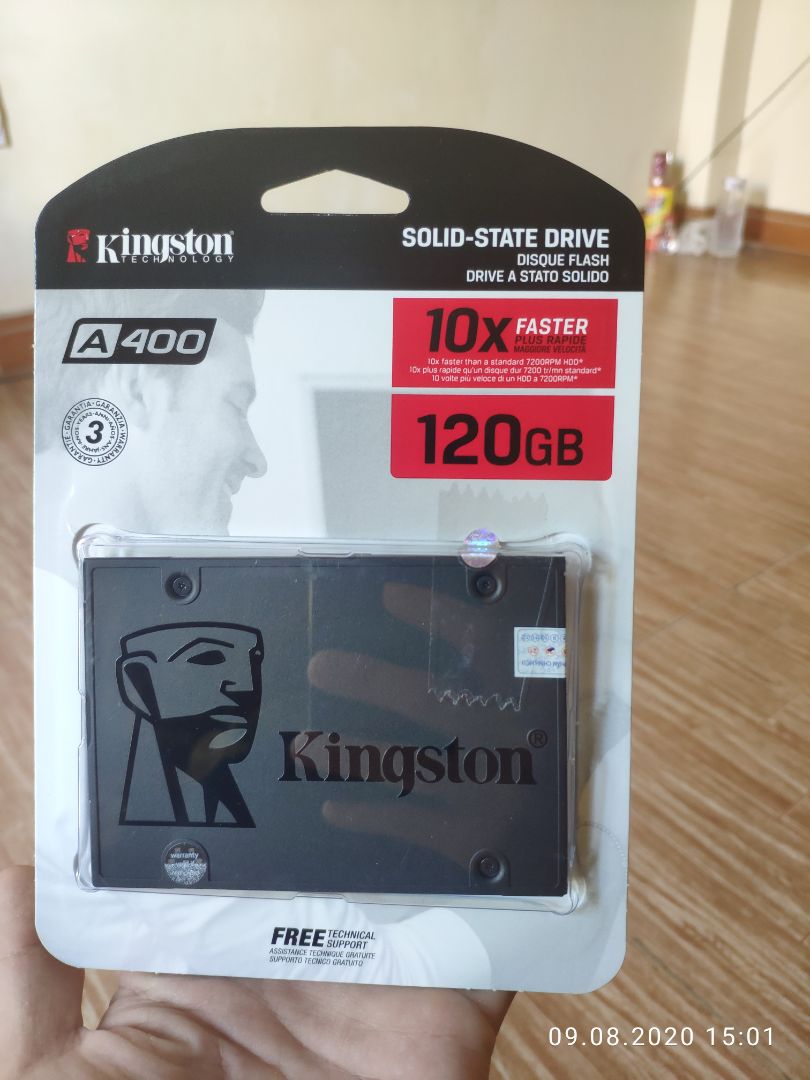 - Giao hàng rất nhanh, đặt lúc 11h trưa thì 14h chiều đã nhận được hàng
- Sản phẩm chính hãng, đã check bằng phần mềm của Kingston
- Gắn ổ SSD này vào chả khác gì mua máy mới luôn. Time khởi động & mở App rất nhanh.
- Giá tốt so với thị trường