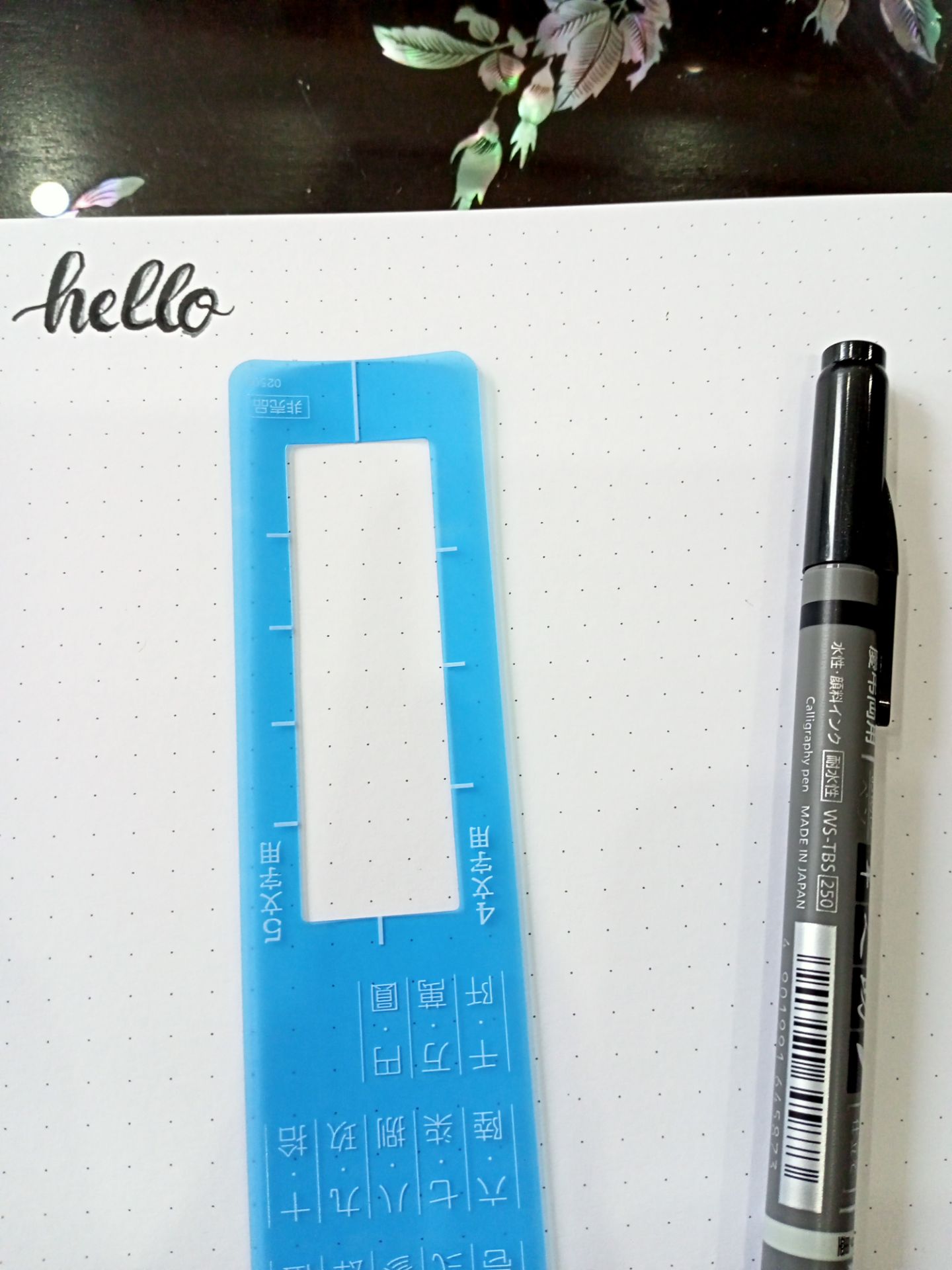 bút có 2 màu xám và đen nên dễ trang trí. đầu cọ cứng dễ viết, hợp cho những vạn đang tập calligraphy như mình. Giá cả phù hợp với chất lượng. Có điều viết hơi lem ra trang sau.