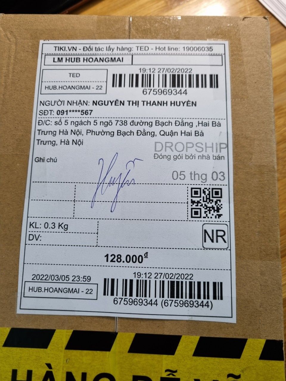 giao hàng thiếu đặt 3 giao 1