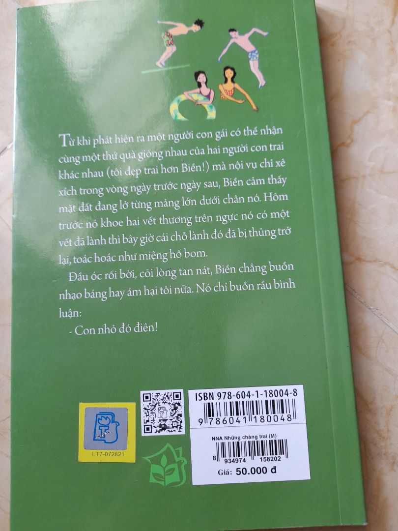 nội dung hay. giấy thơm và mịn. bìa cứng. đóng gói cẩn thận. giá rẻ hơn khi mua bên ngoài. mình mua để tặng nên rất hài lòng. nên mua nha các bạn