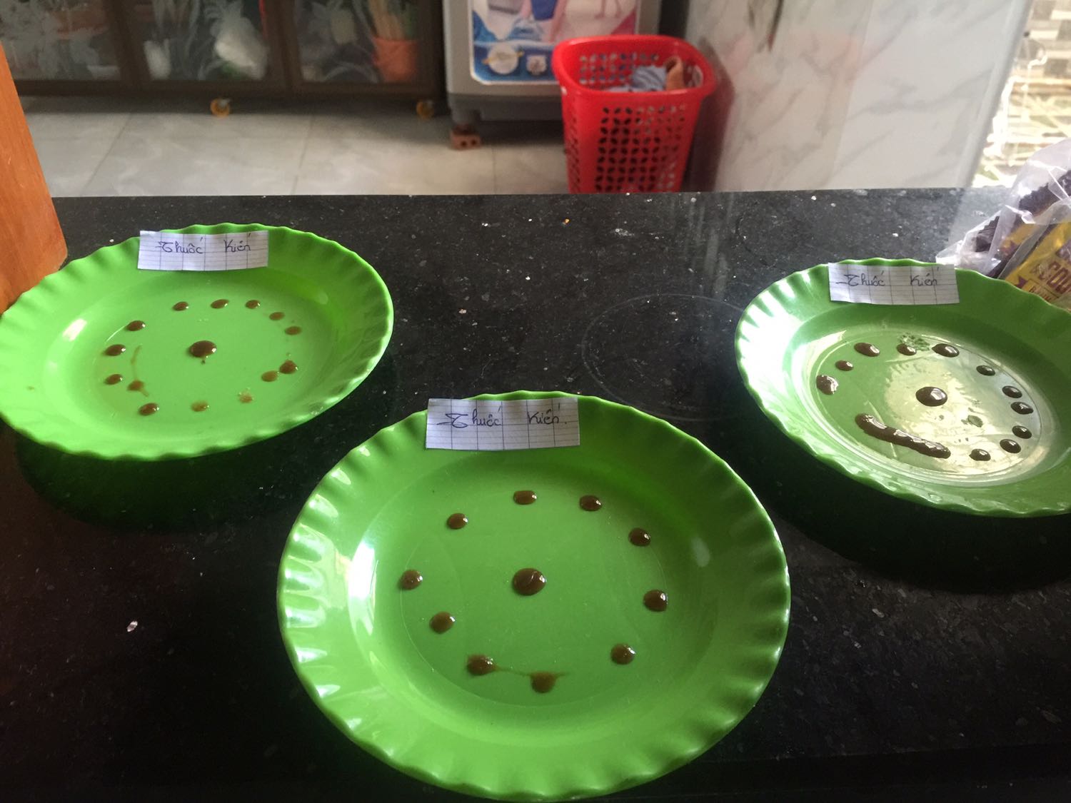 Không biết nhà bán hàng có troll người mua hàng không nữa. Quảng cáo sản phẩm như thuốc tiên vậy. Mình đã mua về sử dụng 1 tuần hết 2 chai rồi có thấy hiệu quả gì đâu, nhỏ trên đường đi kiến cũng đến ăn đấy nhưng rồi cũng bình thường như không có gì xãy ra, kiến vẫn tung tăng như ngày nào và có thấy chết con nào đâu. 
Đúng là phí tiền, phí thời gian. Đã vậy ban đầu cũng quảng cáo rầm rộ cho mấy người trong nhà là nó hay lắm, để không hiệu quả bị chửi cho 1 trận. Không biết nhà bán hàng có troll người mua hàng không nữa. Quảng cáo sản phẩm như thuốc tiên vậy. Mình đã mua về sử dụng 1 tuần hết 2 chai rồi có thấy hiệu quả gì đâu, nhỏ trên đường đi kiến cũng đến ăn đấy nhưng rồi cũng bình thường như không có gì xãy ra, kiến vẫn tung tăng như ngày nào và có thấy chết con nào đâu. 
Đúng là phí tiền, phí thời gian. Đã vậy ban đầu cũng quảng cáo rầm rộ cho mấy người trong nhà là nó hay lắm, để không hiệu quả bị chửi cho 1 trận.