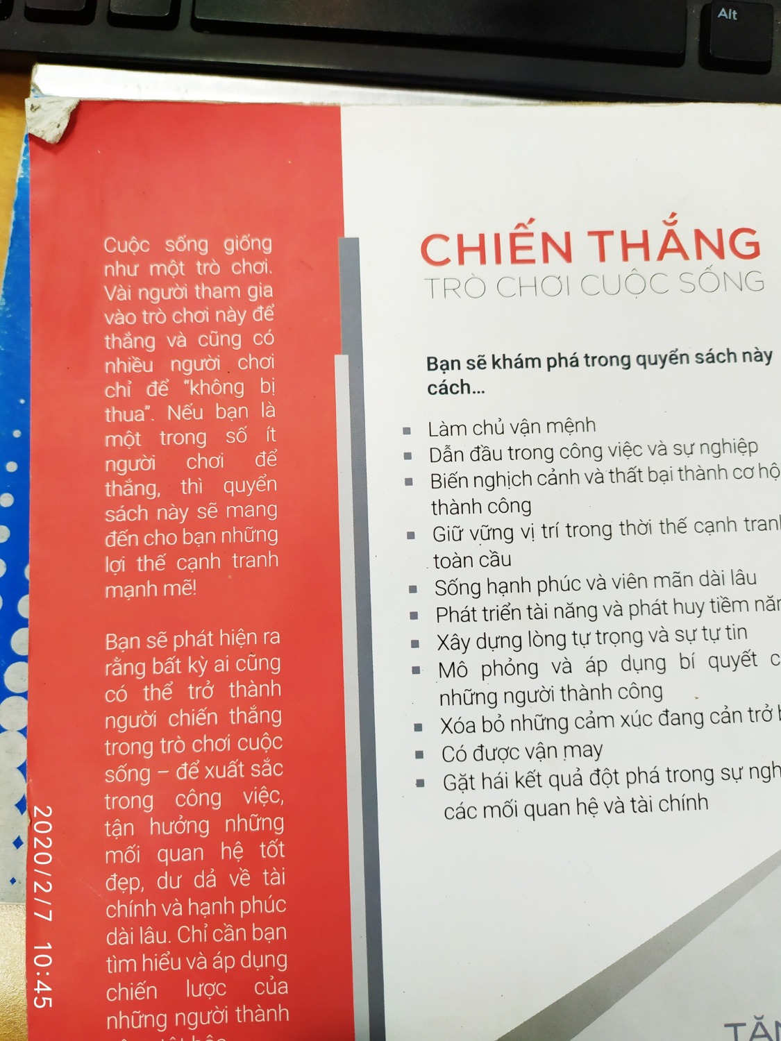 Mình mới nhận được sách. Lần đầu tiên mình nhận quyển sách với chất lượng tồi thế này.
Đề nghị tiki xem hỗ trợ và khăc phục. Thân ái và quyết thắng.