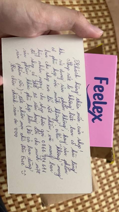 Uồi shop có tâm thật sự. Chưa dùng nhưng để lại lời nhắn đáng yêu quá. Tặng shop 5 sao và quay lại ủng hộ tiếp 😘