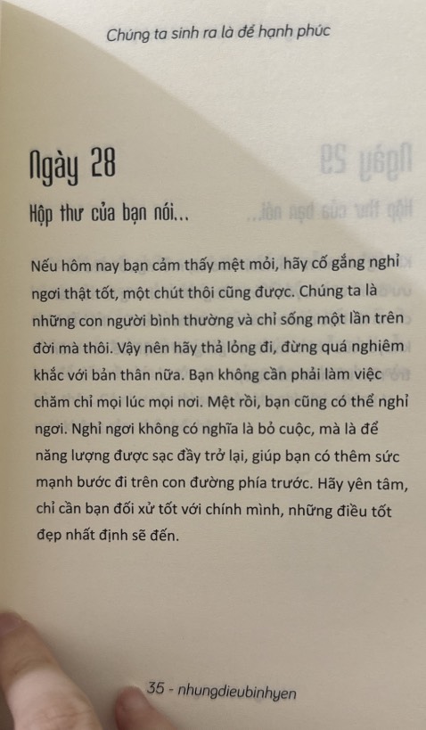 Sách rất hay và ý nghĩa, người đọc thực sự cảm nhận được chữa lành
