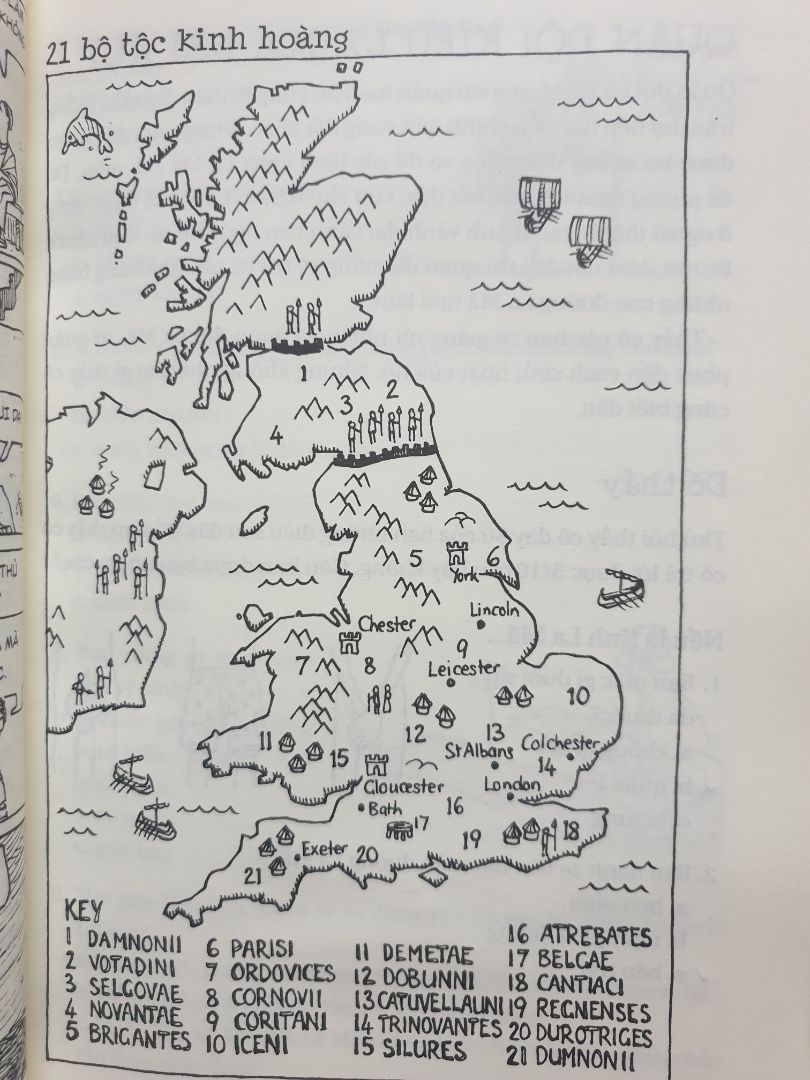 1 cuốn sách mới trong bộ Horrible Histories, xuất bản đầu năm 2019.
Giấy trắng, mịn, thơm và xịn hơn các cuốn trước đây.
Phần nội dung đề cập chủ yếu về các mặt lịch sử, tôn giáo, văn hóa, ẩm thực...của đế chế La Mã và người Briton thời thuộc La Mã.