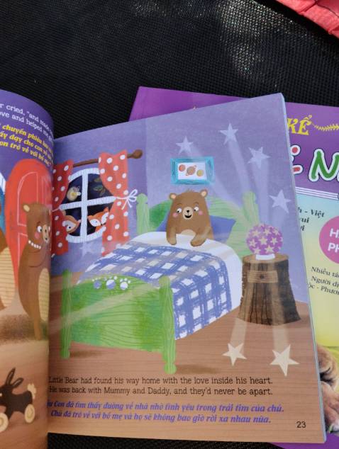 Sách rất đẹp, giống y như mấy quyển ehon Châu Âu phiên bản nhỏ, giá rẻ hơn rất nhiều