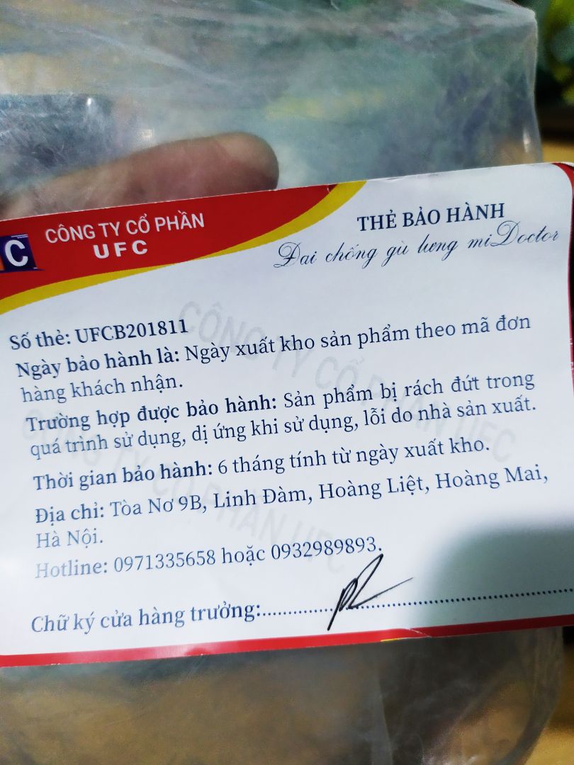 Chưa trải nghiệm sản phẩm. Nhưng thông tin mã vạch thì của Việt Nam, nơi sản xuất ở Trung Quốc.  Địa chỉ ở Việt Nam thì khi là Hải Phòng khi là Hà Nội, ở Hà Nội cái địa chỉ này, cái địa chỉ khác, khác ***. Chắc lỡ muốn bảo hành thì hơi rối.