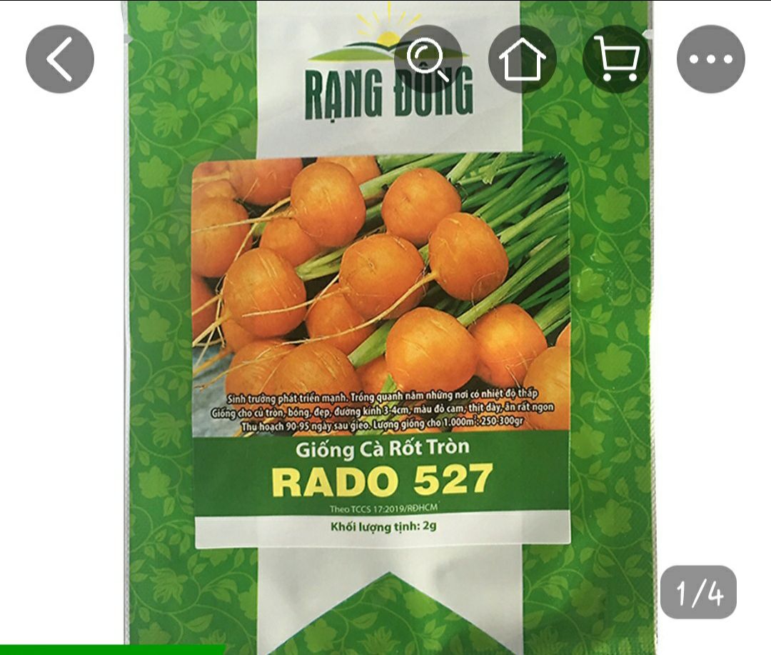 Hy vong giong nay se nay man tot. Hom nay se bat dau u giong, sau 4 ngay minh mang di gieo hat nhe ban!  Cam on dich vu giao hang cua Tiki. Thank you!