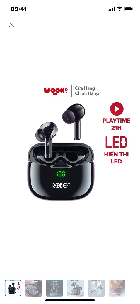 Đặt hàng là tai nghe T30 Plus có hiển thị % pin nhưng giao hàng là T30 không hiển thị % pin