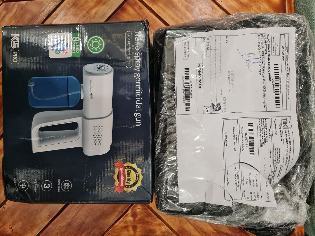mua súng Atomizer 800ml mà giao súng Nano K5, ko đúng theo mẫu đã chọn. đề nghị shop gửi lại