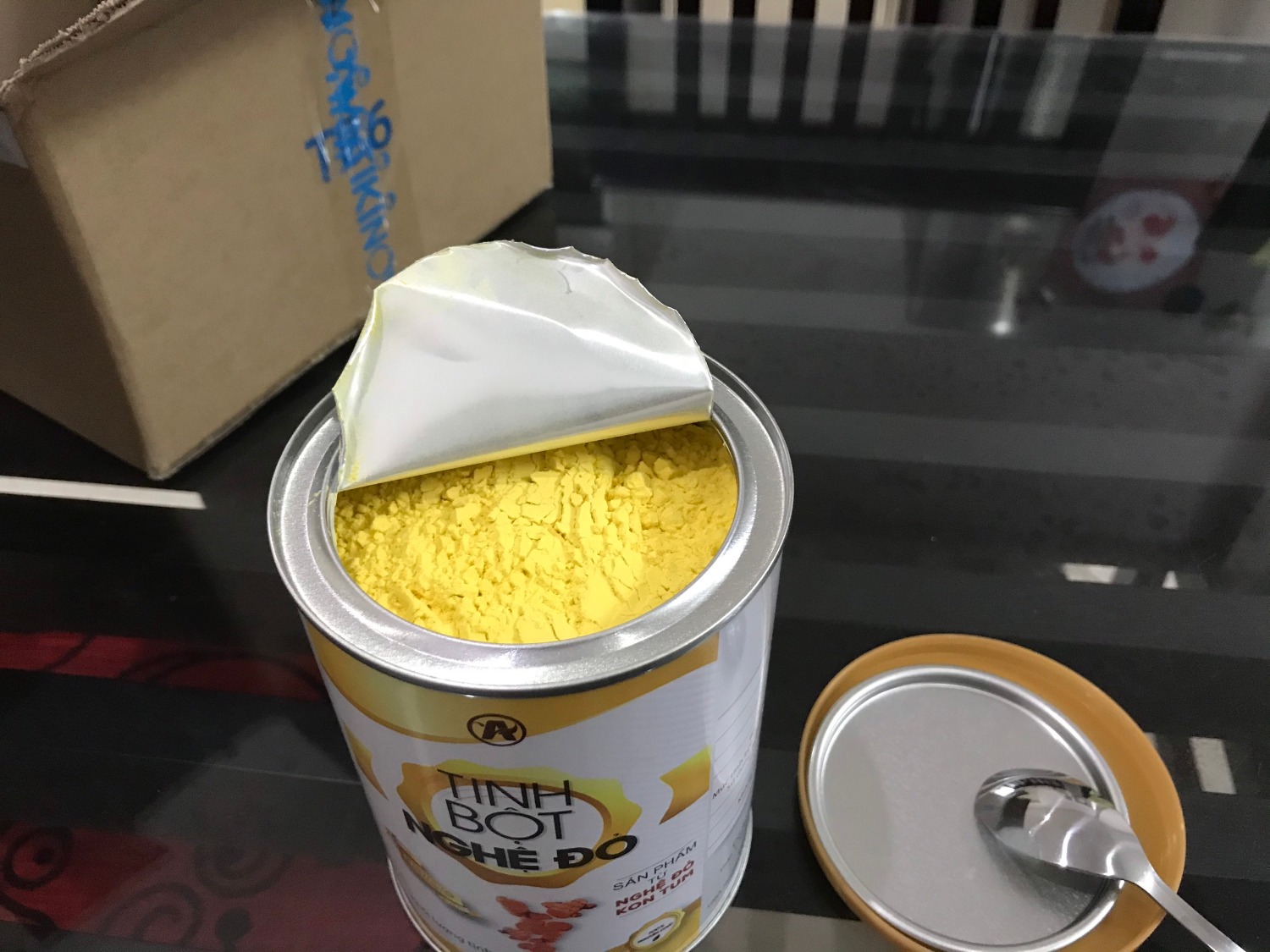 Tôi đã nhận được Tinh bột nghệ đỏ An Bình. Hàng được đóng gói cẩn thận mà bột nghệ vừa mới sản xuất ngày 20/04/2020 luôn nên hạn sử dụng còn rất xa. À mà còn được tặng thìa inox nữa. Bột màu vàng rất đẹp và thơm. Tôi là người rất khó uống thuốc mà còn uống được bột nghệ An Bình à nha. Tôi rất hài lòng và đã giới thiệu cho đồng nghiệp dùng nữa. Tôi đã nhận được Tinh bột nghệ đỏ An Bình. Hàng được đóng gói cẩn thận mà bột nghệ vừa mới sản xuất ngày 20/04/2020 luôn nên hạn sử dụng còn rất xa. À mà còn được tặng thìa inox nữa. Bột màu vàng rất đẹp và thơm. Tôi là người rất khó uống thuốc mà còn uống được bột nghệ An Bình à nha. Tôi rất hài lòng và đã giới thiệu cho đồng nghiệp dùng nữa.
