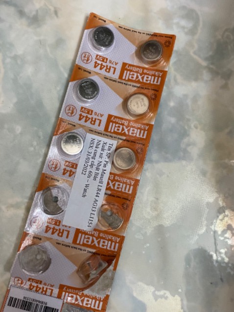 Mua 10v mà có 6v vì lỡ xài hết 4 viên rồi. Pin ok!