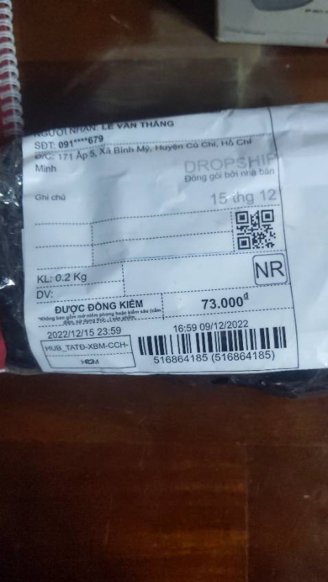 Đèn không sáng, yêu cầu đổi lại nha Tiki