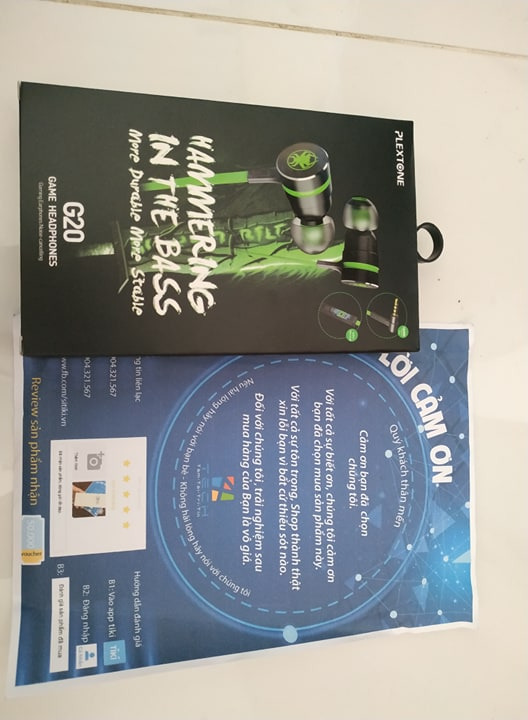 Tai nghe tầm giá này phải nói quá tốt, phụ kiện đi kèm đầy đủ, phù hợp cho game thủ, cân cả laptop hay pc. Cắm và nghe tốt ở panel front và panel back của pc. Chất lượng khỏi chê, chỉ còn chờ vào độ bền. Hy vọng shop duy trì mặt hàng này, nếu tốt sẽ tiếp tục mua và giới thiệu.