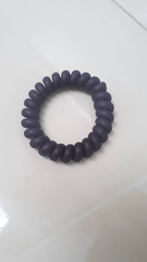 Dây buộc tóc nữ hình dây điện thoại NASI nhiều màu dễ thương