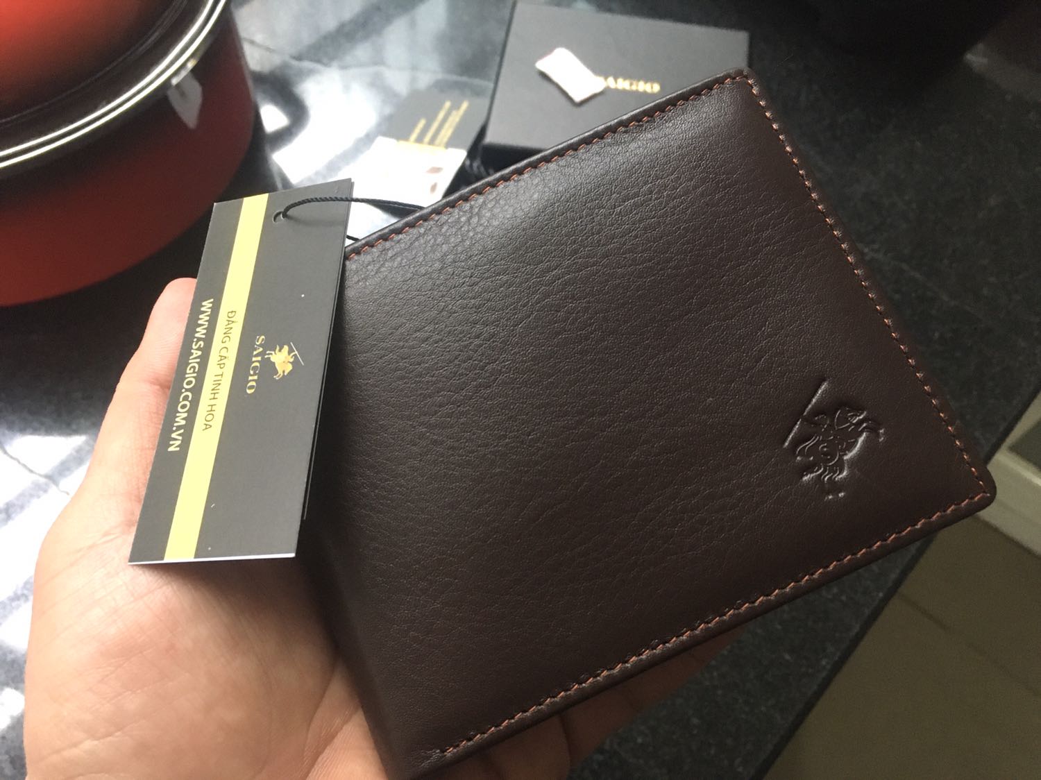 bóp mềm đẹp, shop đóng goi hộp lịch sự