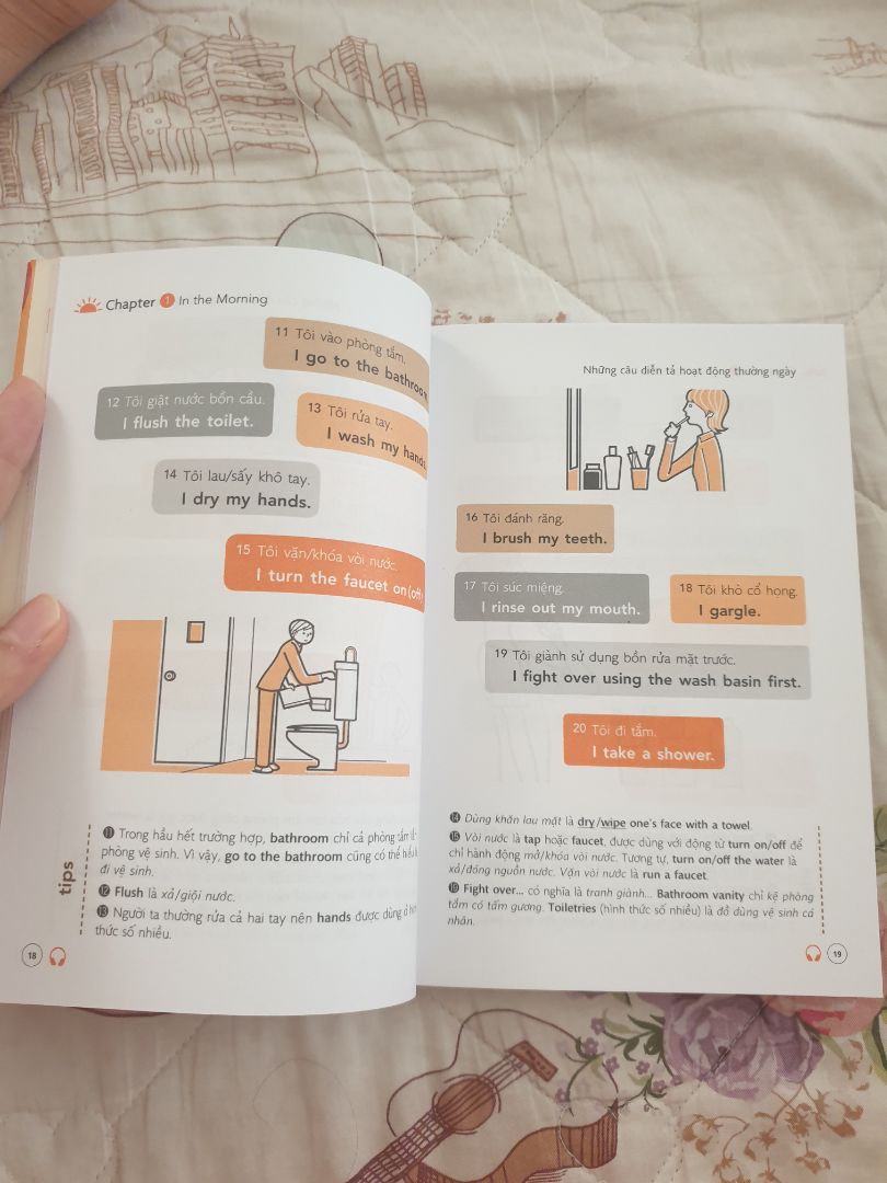 Hơi nhỏ so với những gì mình tưởng tượng. Nhưng mà nội dung bên trong thì hay cực! Mình có thể học những gì cuốn sách này dạy để giao lưu với người nước ngoài cũng hay. Hình ảnh bên trong dễ thương, mà học cũng dễ tiếp thu, dễ thuộc, tại vì nó hay á