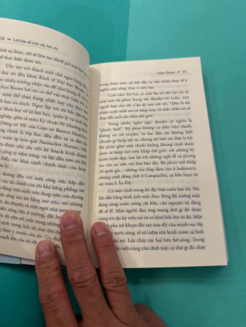 Sách có nội dung truyền cảm hứng… Chất lượng giấy & in khá tốt, size rất vừa tay.