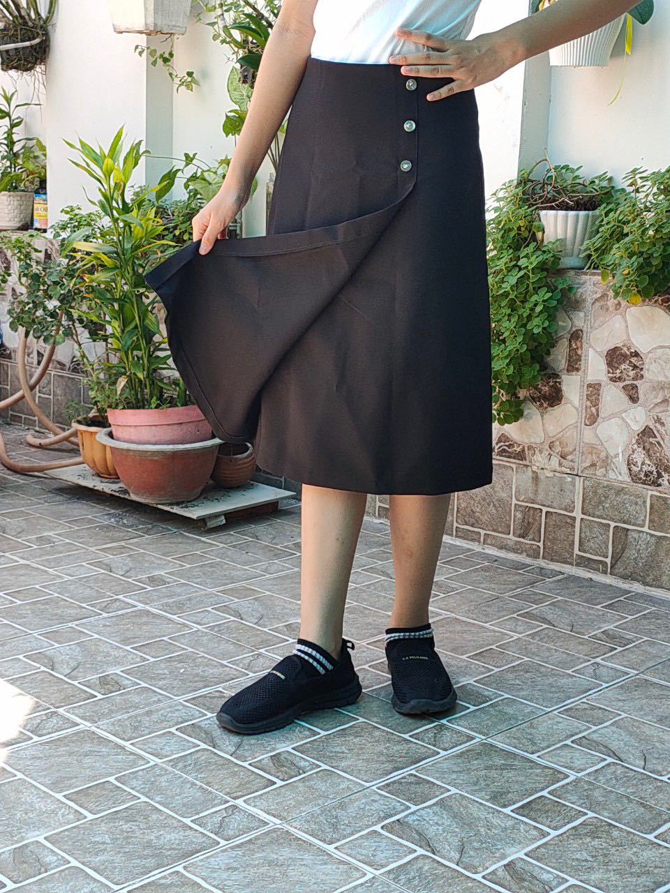 Chây váy đúng phom đường may đẹp lắm