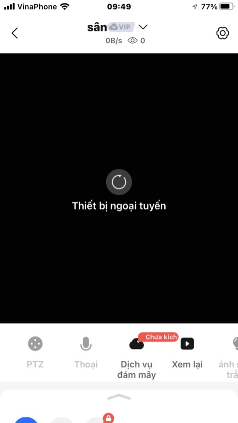 Camera yoosee 2 mắt mới mua sủ dụng được một ngày lại bị ngoại tuyến không xem được hình anh