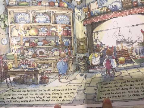 Boxset ổn lắm, gồm có bốn cuốn truyện tranh màu dành cho thiếu nhi. Tranh vẽ của truyện nhiều màu sắc, dễ thương và rất đẹp. Cốt truyện nhẹ nhàng, trong sáng. Một bộ sách đáng tiền.