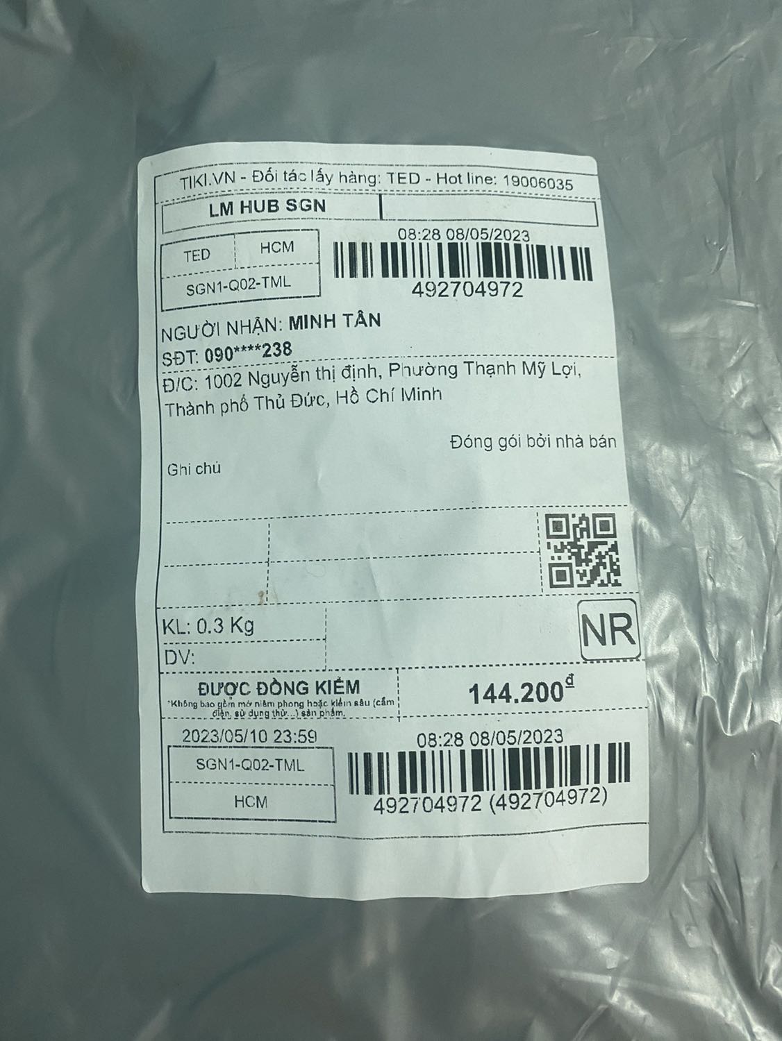 Hàng không chất lượng quá tệ