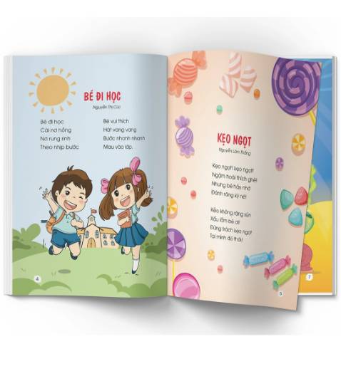 Sách hay phù hợp với trẻ mầm non. Những câu chuyện kể gần gũi, những bài thơ vần điệu dễ thuộc dễ nhớ. Bé nhà mình rất thích.