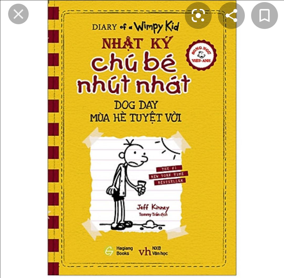 sách mới đẹp, đóng gói cẩn thận. mình mua cuốn này tặng em trai, nó khá lười đọc sách nhưng rất thích bộ này, văn phong kể chuyện hóm hỉnh, đáng yêu, có hình minh họa rất dễ đọc. có thể tham khảo bộ tiếng anh hoặc song ngữ nếu bạn muốn trau dồi từ vựng