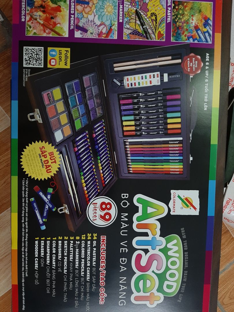 chất lượng màu khá tốt. hộp chắc chắn. đóng gói kỹ