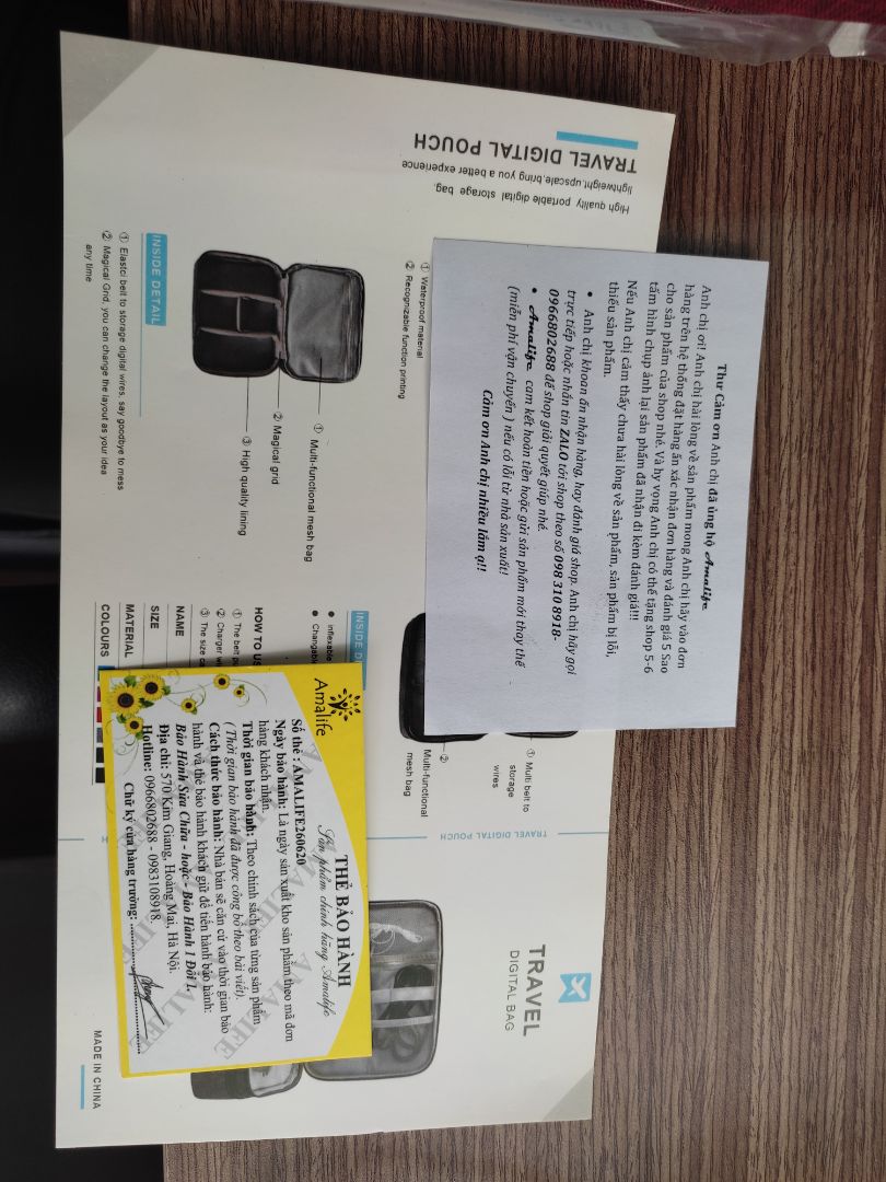 Đóng gói cẩn thận, hàng nhận đúng như hình, có kèm phiếu bảo hành, HDSD, tks shop nhiều.