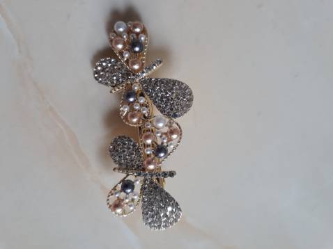 Kẹp tóc nữ hàn quốc NASI màu ngọc cao cấp xinh xắn dễ thương