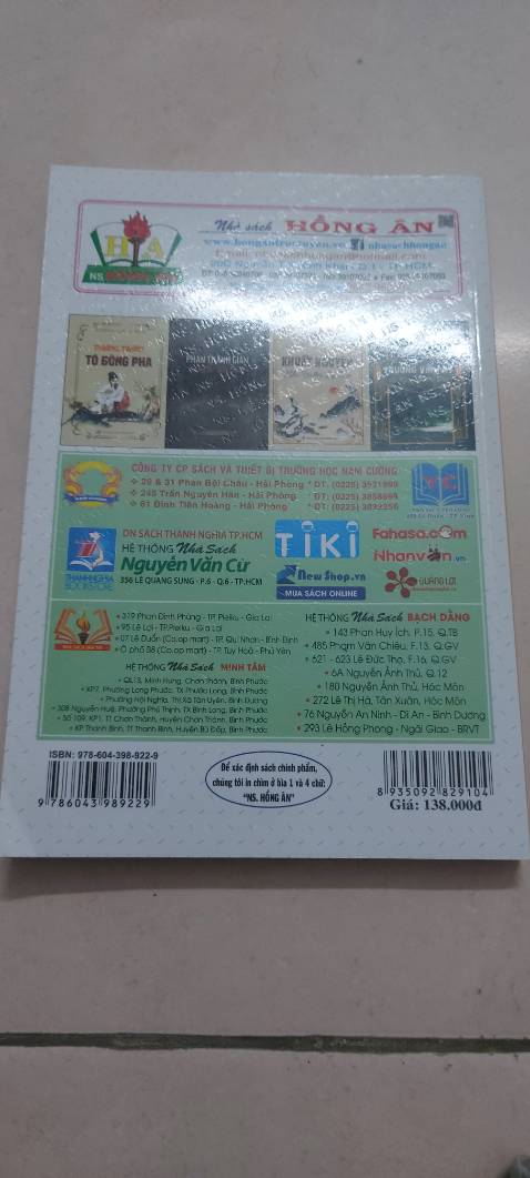 Nội dung sách hay bổ ích. Trình bày bô cục rõ ràng dễ hiểu. In ấn rõ nét. Chất lượng giấy tốt.