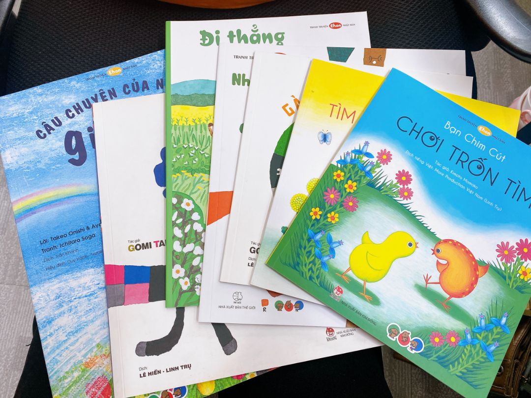 bộ sách đáng yêu, nhẹ nhàng và rất ngây thơ. sách dày dặn, nội dung và minh họa đều yêu. con rất hợp tác với ba mẹ