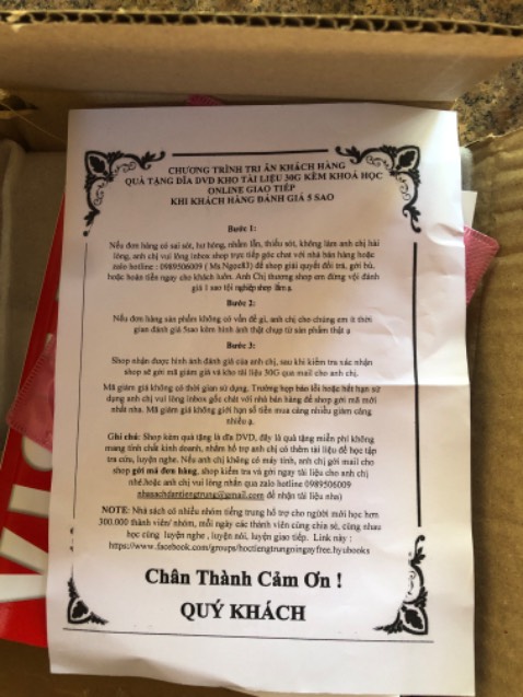 Làm việc rất có tâm!