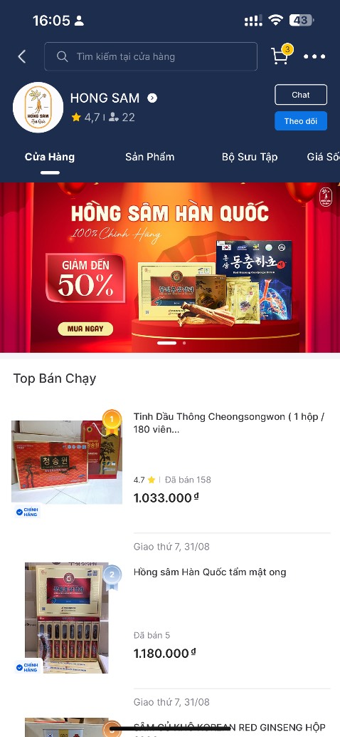Mua tinh dầu thông đỏ ho đưa tinh dầu thông hộp xanh …., ko biết họ làm ăn kiểu gì lạ vậy,  hàng đã trả mà vẫn chưa nhận dc đúng hàng khi đặt mua như hình sp